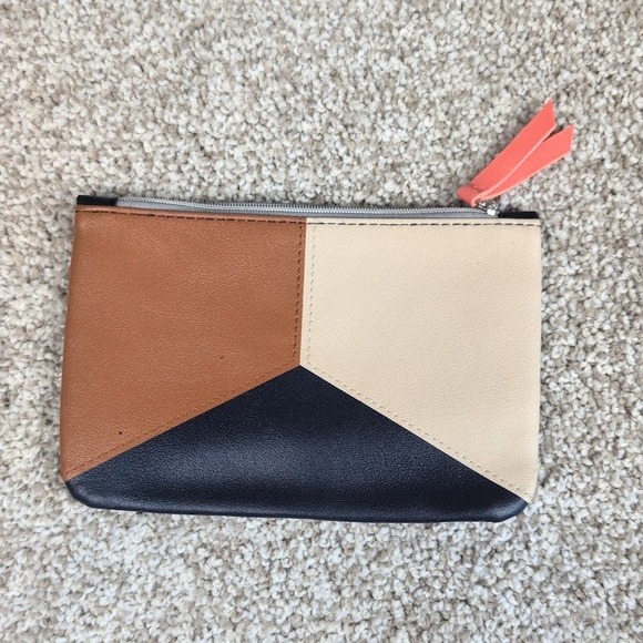 IPSY Makeup Bag Cosmetic Bag Geometric Colors Pouch Travel - Picture 1 of 7